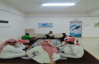 لقاء بعنوان((مبادرة فرحة عامل)) لإفطار عمال الكلية،