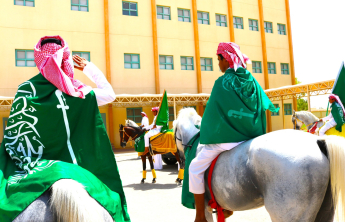 احتفالية كلية العلوم والدراسات الإنسانية بالسليل باليوم الوطني(٩٣) وتدشين برامج الخدمة المجتمعية