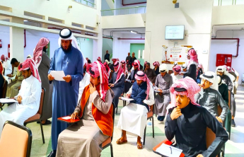 المشرف العام على برامج البكالوريوس بكلية السليل  يتفقدية سير الاختبارات النهائية